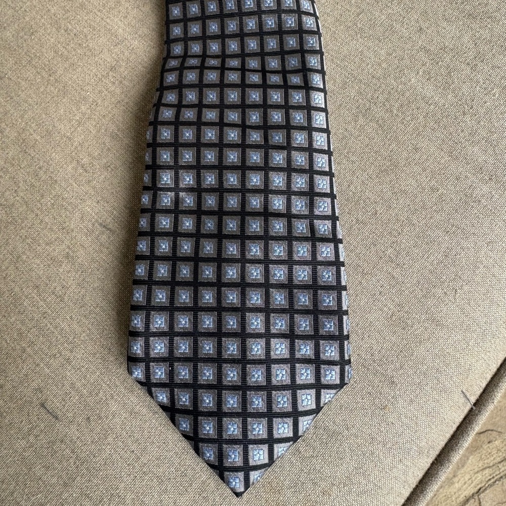 Tommy Hilfiger, Light Blue, Grey & Black Tie